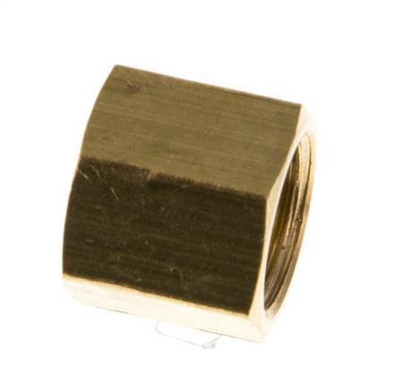 4/6mm (G1/8'') Brass Union Nut L11mm [10 Pieces]
