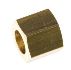 9mm (G1/4'') Brass Union Nut L15.5mm [5 Pieces]