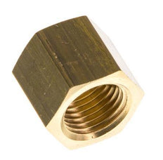 9mm (G1/4'') Brass Union Nut L15.5mm [5 Pieces]
