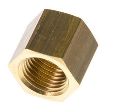 9mm (G1/4'') Brass Union Nut L15.5mm [5 Pieces]