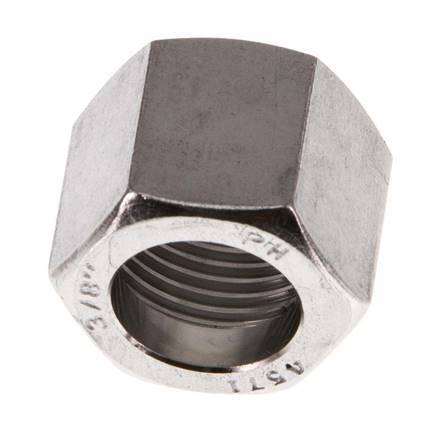 4/6/9mm (G3/8'') Stainless Steel Union Nut L15.5mm [2 Pieces]