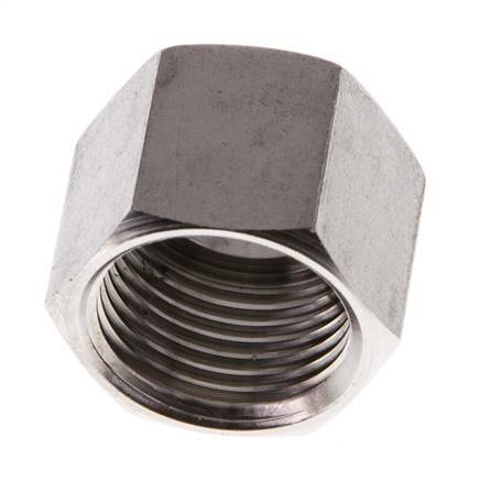 4/6/9mm (G3/8'') Stainless Steel Union Nut L15.5mm [2 Pieces]
