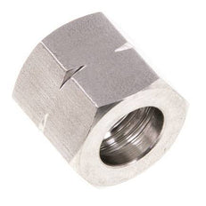 4/6/9mm (G1/4'' LH) Stainless Steel Union Nut L15mm