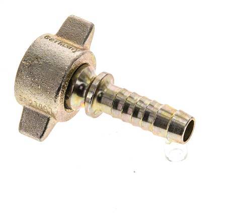 13 mm (1/2'') & G3/4'' Steel / Malleable cast iron Hose Barb Female Safety collars DIN 8537/20033