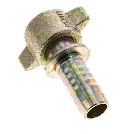 19 mm (3/4'') & G3/4'' Steel / Malleable cast iron Hose Barb Female Safety collars DIN 8537/20033