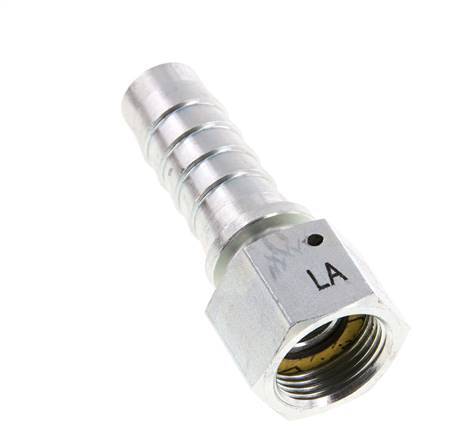 19x33 mm & G3/4'' zink plated Steel Hose Pillar with Union Nut DIN EN 14423 / DIN 2826