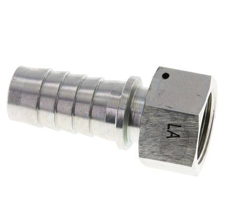 25x40 mm & G1'' zink plated Steel Hose Pillar with Union Nut DIN EN 14423 / DIN 2826