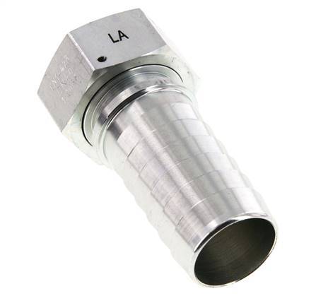 38x54 mm & G1-1/2'' zink plated Steel Hose Pillar with Union Nut DIN EN 14423 / DIN 2826