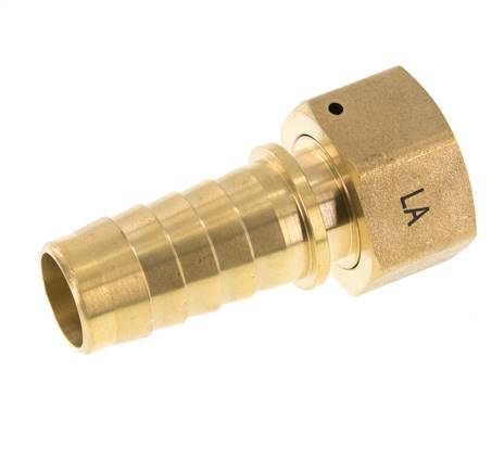 25x40 mm & G1'' Brass Hose Pillar with Union Nut DIN EN 14423 / DIN 2826
