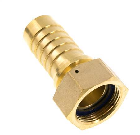 32x48 mm & G1-1/4'' Brass Hose Pillar with Union Nut DIN EN 14423 / DIN 2826