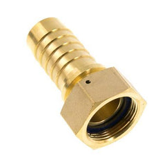 32x48 mm & G1-1/4'' Brass Hose Pillar with Union Nut DIN EN 14423 / DIN 2826