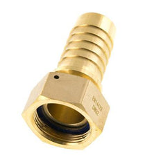 32x48 mm & G1-1/4'' Brass Hose Pillar with Union Nut DIN EN 14423 / DIN 2826