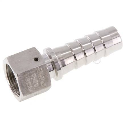 19x33 mm & G3/4'' Stainless Steel 1.4301 Hose Pillar with Union Nut DIN EN 14423 / DIN 2826