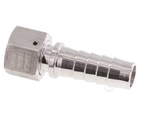 19x33 mm & G3/4'' Stainless Steel 1.4301 Hose Pillar with Union Nut DIN EN 14423 / DIN 2826