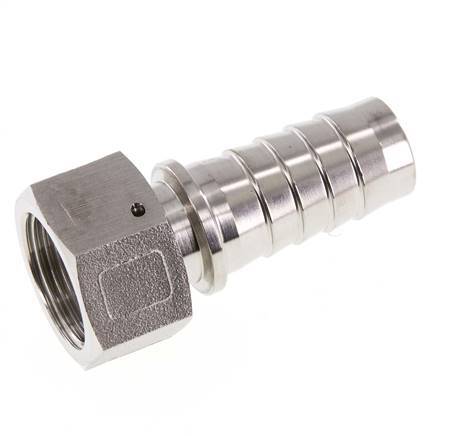 25x40 mm & G1'' Stainless Steel 1.4301 Hose Pillar with Union Nut DIN EN 14423 / DIN 2826