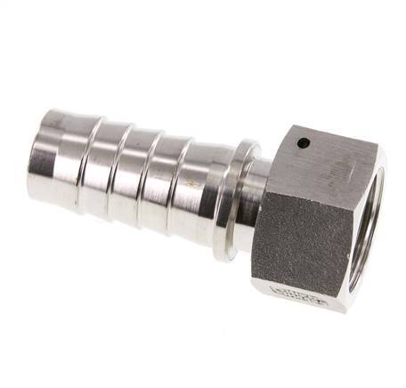 25x40 mm & G1'' Stainless Steel 1.4301 Hose Pillar with Union Nut DIN EN 14423 / DIN 2826