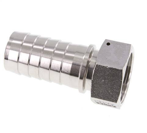 38x54 mm & G1-1/2'' Stainless Steel 1.4301 Hose Pillar with Union Nut DIN EN 14423 / DIN 2826