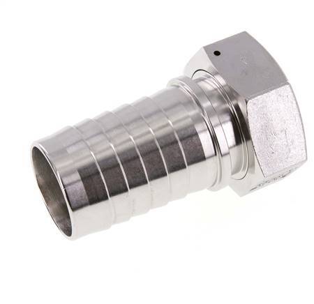 50x68 mm & G2'' Stainless Steel 1.4301 Hose Pillar with Union Nut DIN EN 14423 / DIN 2826