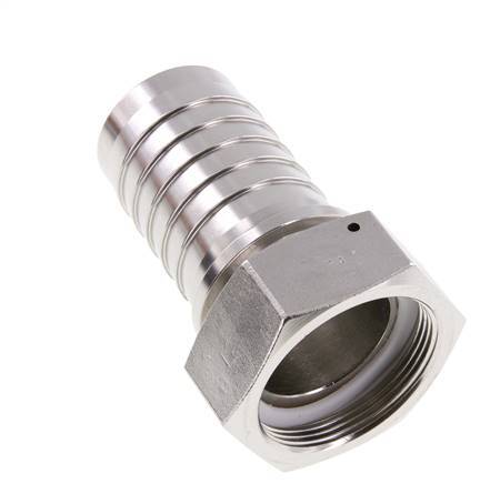 50x68 mm & G2'' Stainless Steel 1.4301 Hose Pillar with Union Nut DIN EN 14423 / DIN 2826