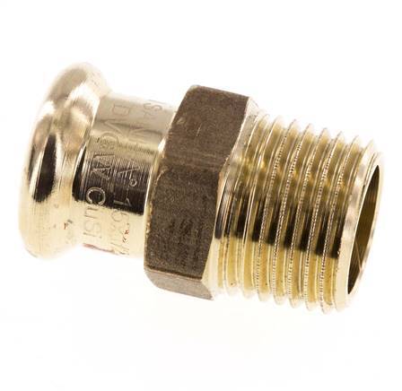 Press Fitting - 15mm Female & R 1/2'' Male - Copper alloy