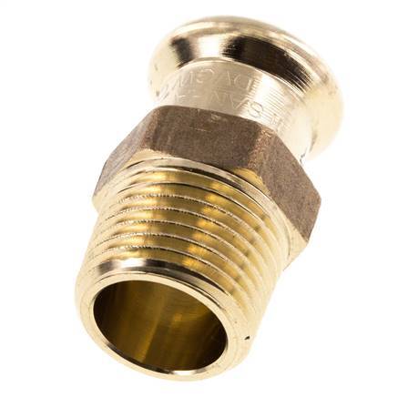 Press Fitting - 15mm Female & R 1/2'' Male - Copper alloy