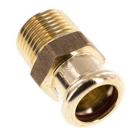 Press Fitting - 15mm Female & R 1/2'' Male - Copper alloy