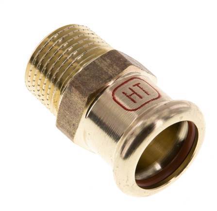 Press Fitting - 18mm Female & R 1/2'' Male - Copper alloy