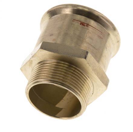 Press Fitting - 54mm Female & R 1-1/2'' Male - Copper alloy