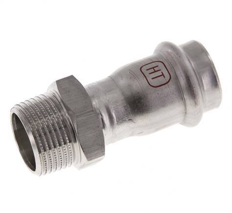 Press Fitting - 22mm Female & R 3/4'' Male - Stainless Steel