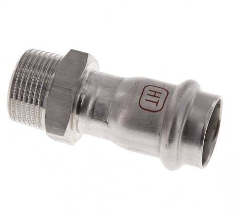 Press Fitting - 22mm Female & R 3/4'' Male - Stainless Steel