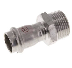 Press Fitting - 22mm Female & R 1'' Male - Stainless Steel
