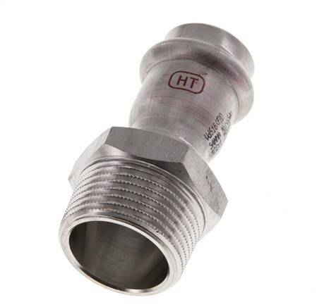 Press Fitting - 22mm Female & R 1'' Male - Stainless Steel
