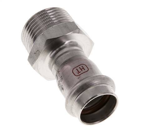 Press Fitting - 22mm Female & R 1'' Male - Stainless Steel