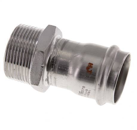 Press Fitting - 35mm Female & R 1-1/4'' Male - Stainless Steel