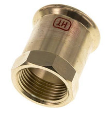 Press Fitting - 15mm Female & Rp 1/2'' - Copper alloy
