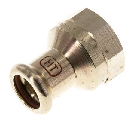 Press Fitting - 15mm Female & Rp 3/4'' Female - Copper alloy