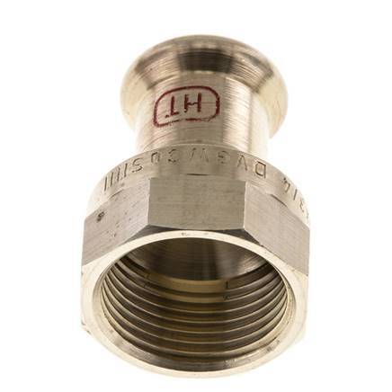 Press Fitting - 15mm Female & Rp 3/4'' Female - Copper alloy