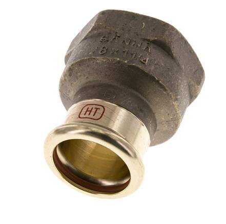 Press Fitting - 28mm Female & Rp 1-1/4'' Female - Copper alloy
