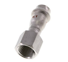 Press Fitting - 15mm Female & Rp 1/2'' Female - Stainless Steel
