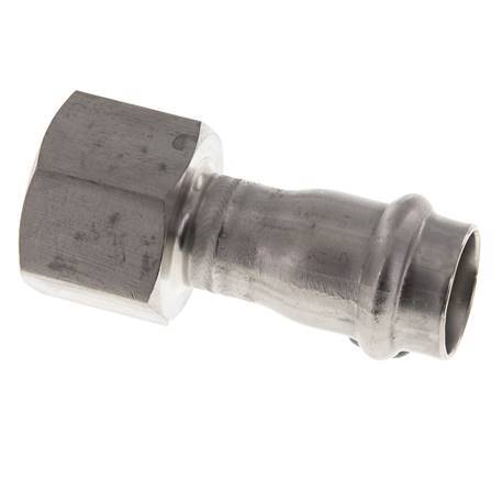 Press Fitting - 18mm Female & Rp 3/4'' Female - Stainless Steel