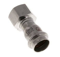 Press Fitting - 22mm Female & Rp 3/4'' Female - Stainless Steel