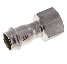 Press Fitting - 22mm Female & Rp 1'' Female - Stainless Steel