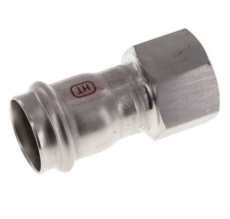 Press Fitting - 28mm Female & Rp 1'' Female - Stainless Steel