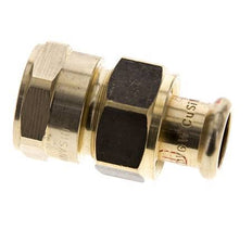 Union Press Fitting - 15mm Female & Rp 3/4'' Female - Copper alloy Flat Sealing