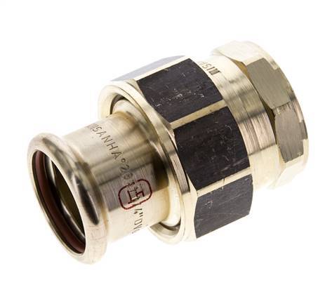 Union Press Fitting - 28mm Female & Rp 1'' Female - Copper alloy Flat Sealing