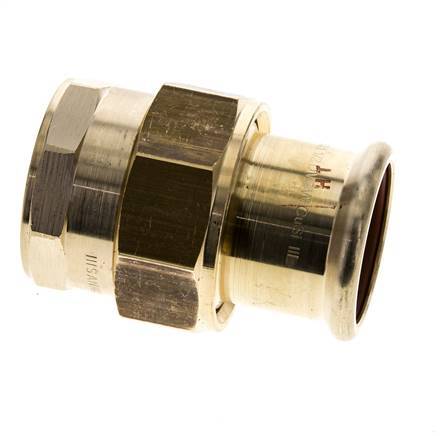 Union Press Fitting - 35mm Female & Rp 1-1/4'' Female - Copper alloy Flat Sealing
