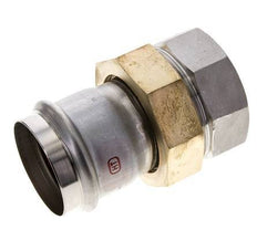 Union Press Fitting - 54mm Female & Rp 2'' Female - Stainless Steel Flat Sealing