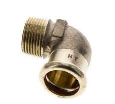 90deg Elbow Press Fitting - 22mm Female & R 3/4'' Male - Copper alloy