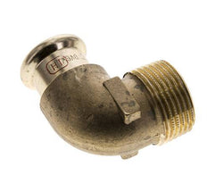 90deg Elbow Press Fitting - 22mm Female & R 1'' Male - Copper alloy