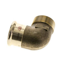 90deg Elbow Press Fitting - 42mm Female & R 1-1/2'' Male - Copper alloy